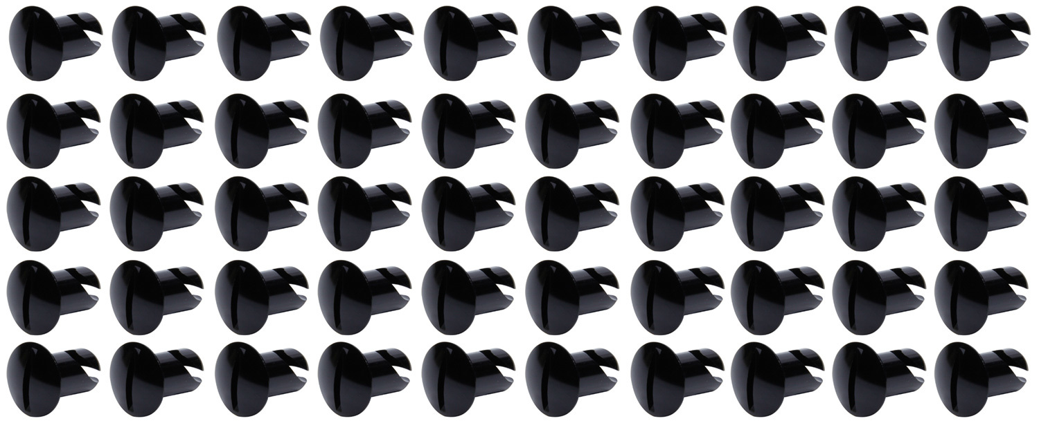 Ti22 Performance tip8102-50 | Ti22 PERFORMANCE Oval Head Dzus Buttons .500 Long 50 Pack Black