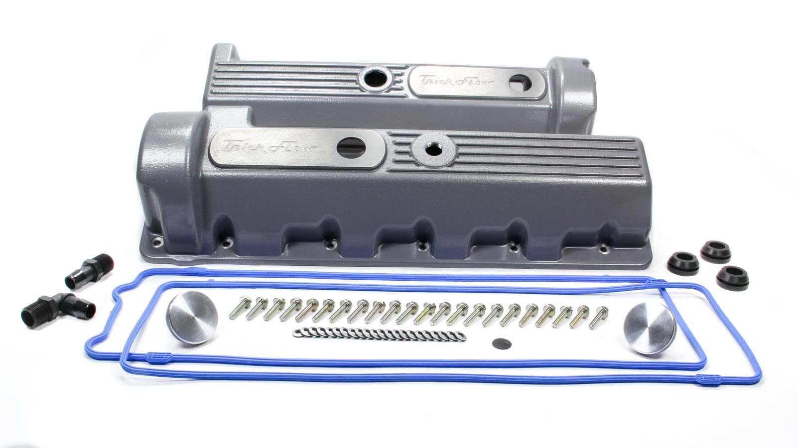 Trick Flow tfs-51800801 | TRICK FLOW Valve Cover Kit Ford 4.6 Motor 11-Bolt Cast Alm.