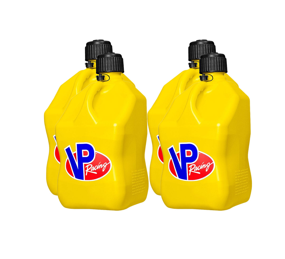 VP Racing 3552-ca-case | VP RACING Motorsports Jug 5.5 Gal Yellow Square (Case 4)