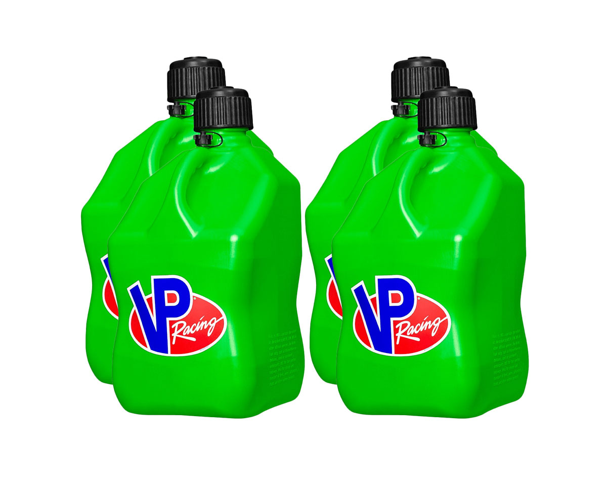 VP Racing 3562-ca-case | VP FUEL CONTAINERS Motorsports Jug 5.5 Gal Green Square (Case 4)