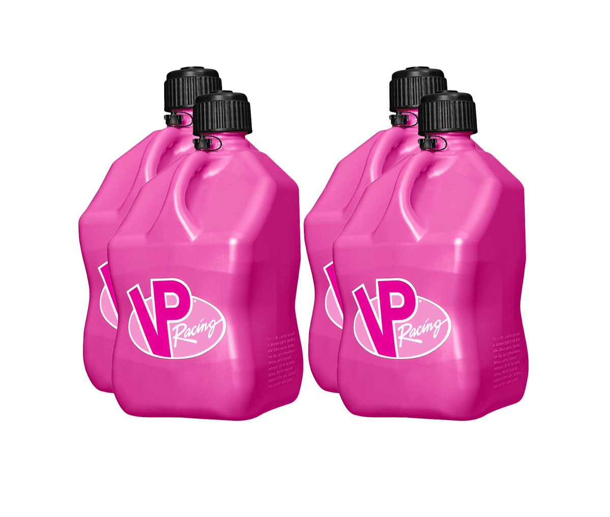 VP Racing 3812-ca-case | VP FUEL CONTAINERS Motorsports Jug 5.5 Gal Pink Square (Case 4)