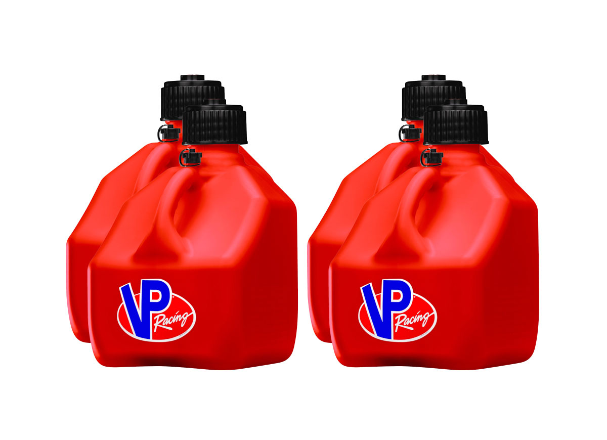 VP Racing 4162-ca-case | VP FUEL CONTAINERS Motorsports Jug 3 Gal Red Square (Case 4)