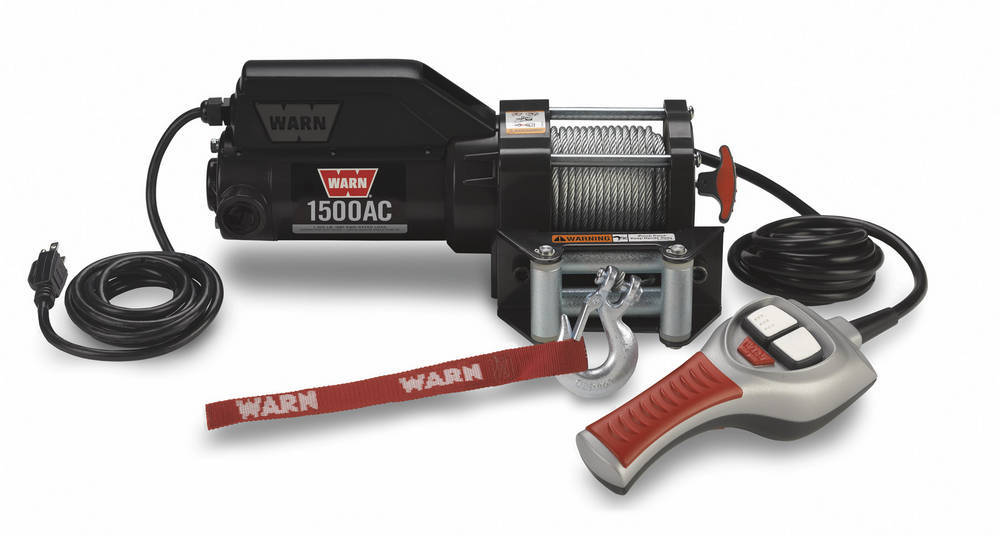 Warn 85330 | WARN 120V AC Electric Winch 1500lb Wire Rope