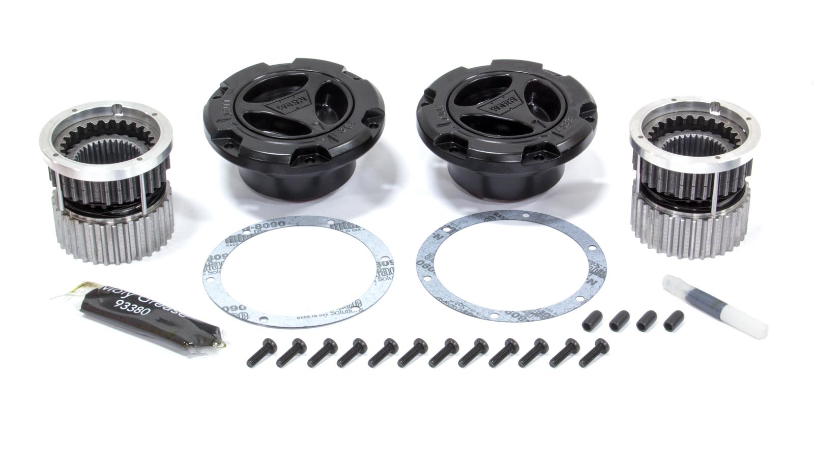 Warn 95060 | WARN Hubs 05- Ford Super Duty Black; 2005-2005