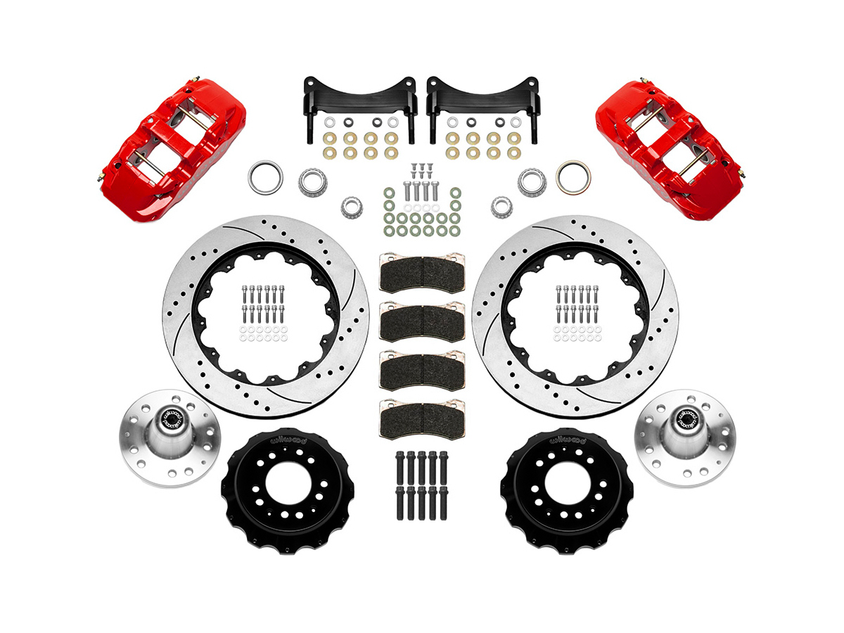 Wilwood 140-16246-dr | Brake Kit Front 80-87 GM G-Body Aero 6 Drilled; 1980-1987