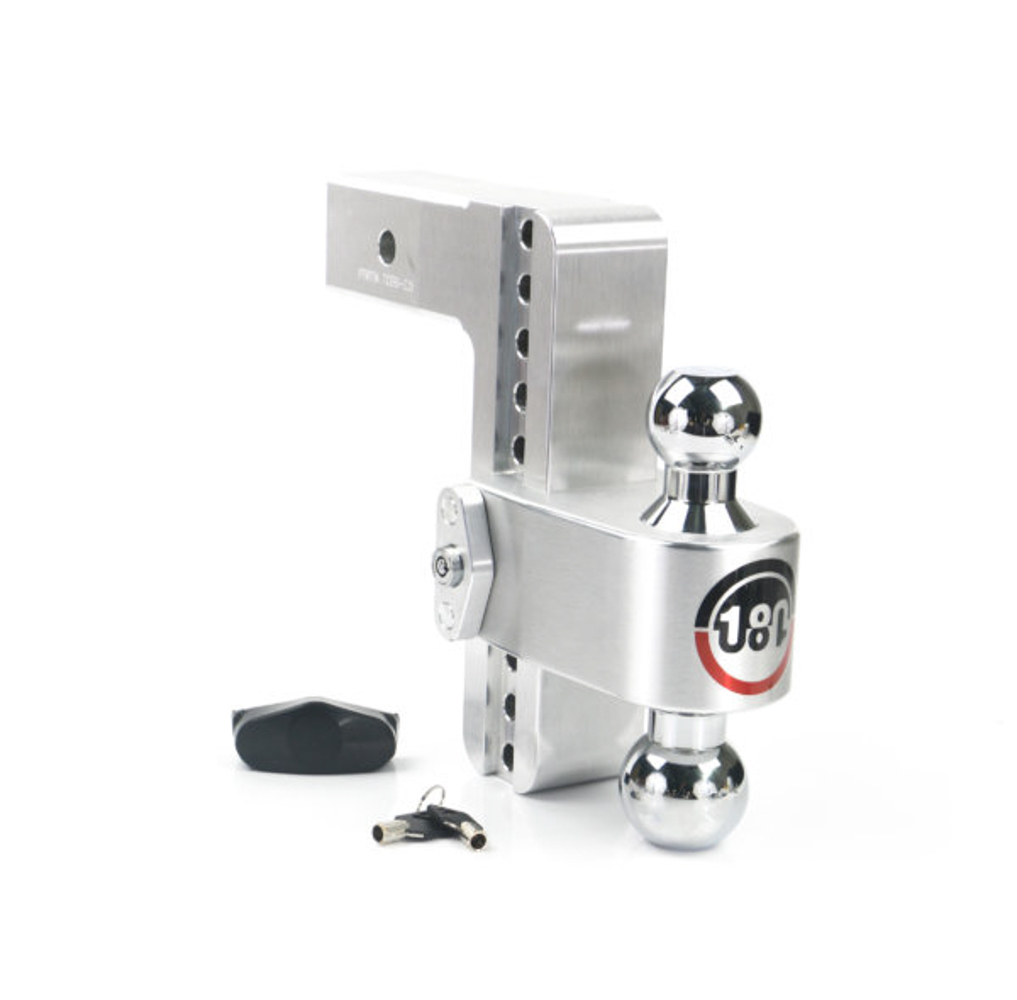 Weigh Safe ctb8-2.5 | WEIGH SAFE Turnover Ball 8in Drop Hitch w/ 2.5in Shank