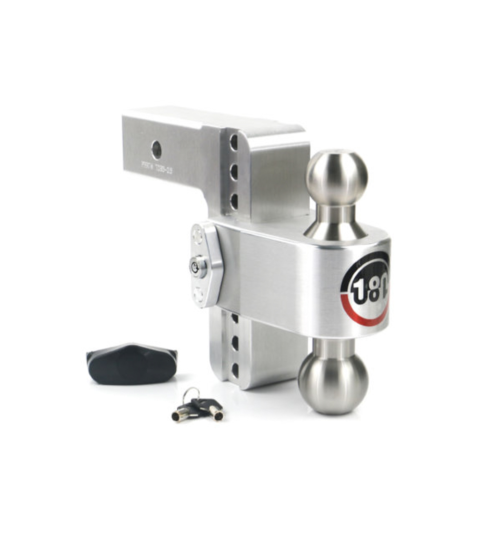 Weigh Safe ltb6-2.5 | WEIGH SAFE Turnover Ball 6in Drop Hitch w/ 2.5in Shank