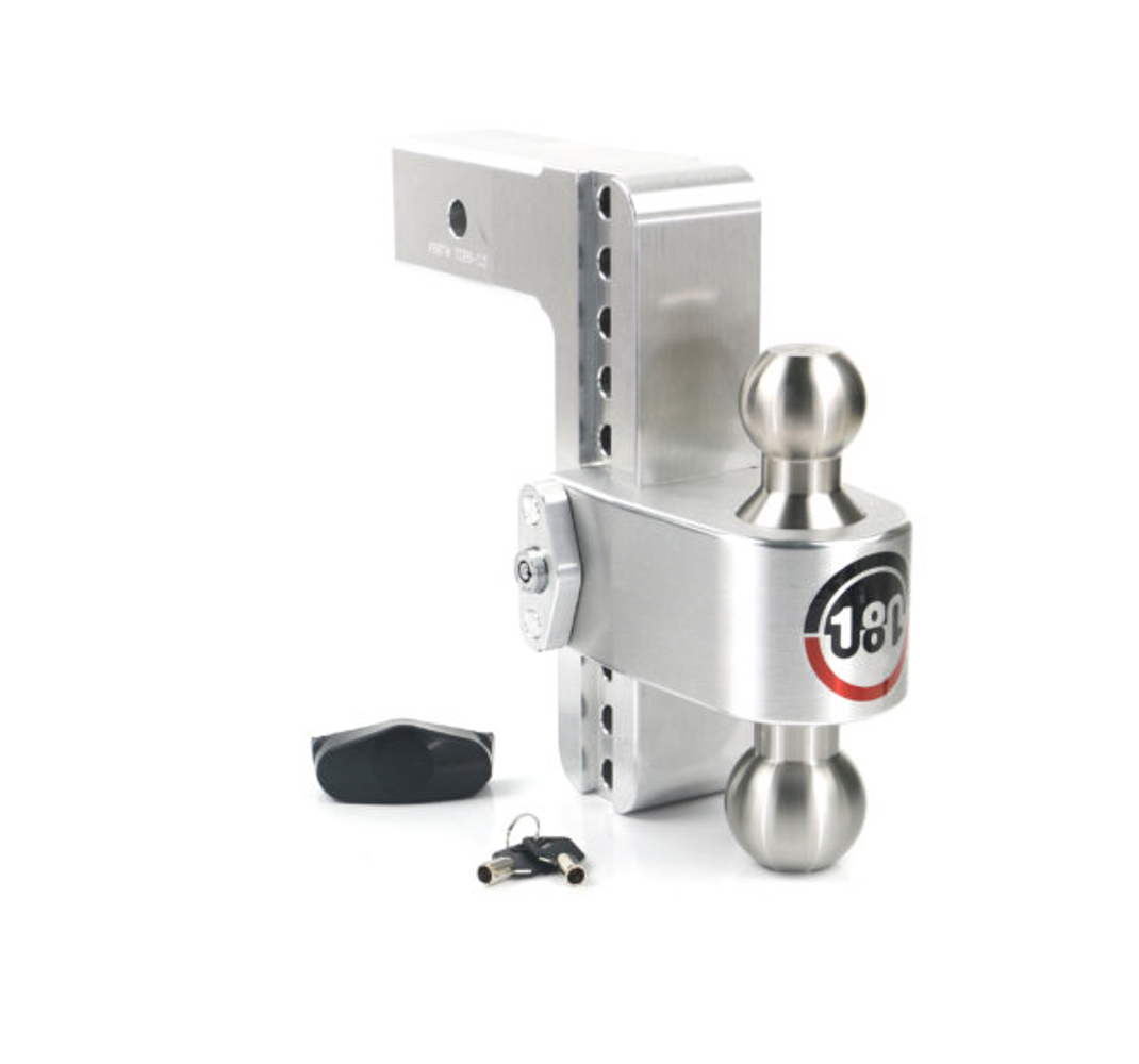 Weigh Safe ltb8-2.5 | WEIGH SAFE Turnover Ball 8in Drop Hitch w/ 2.5in Shank