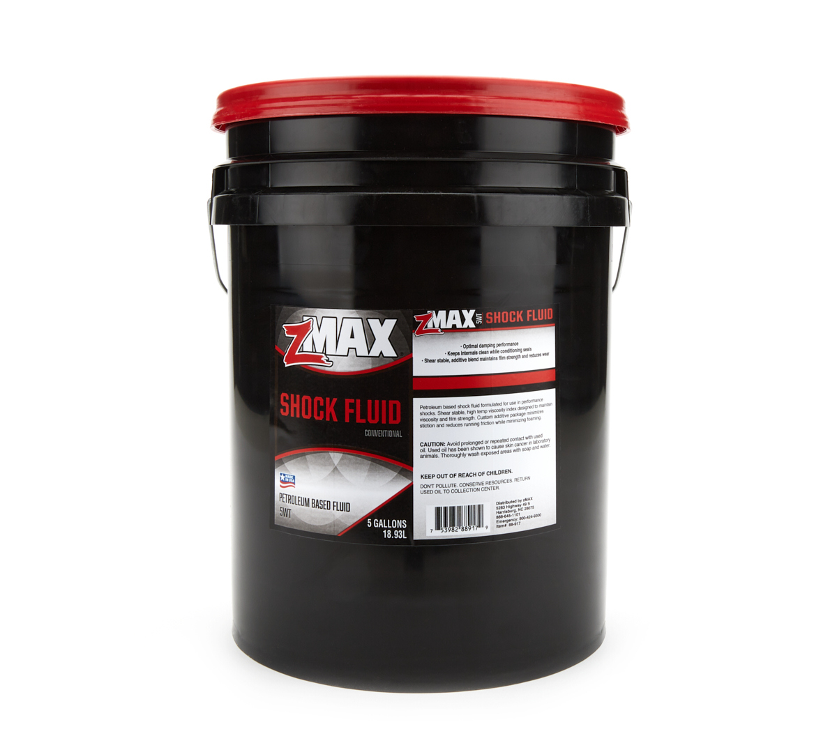 ZMAX 88-917 | Shock Fluid 5wt Conventi onal 5 Gal. Pail