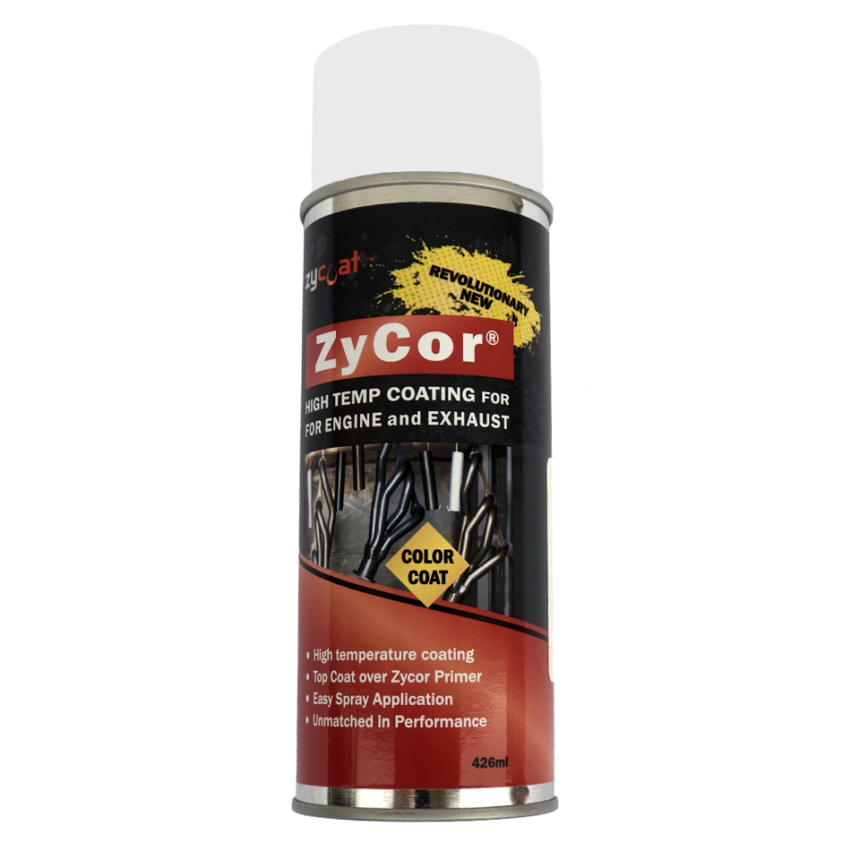 Zycoat 18013 | ZYCOAT ZyCor Gasser White Color Coat 13 oz Aerosol