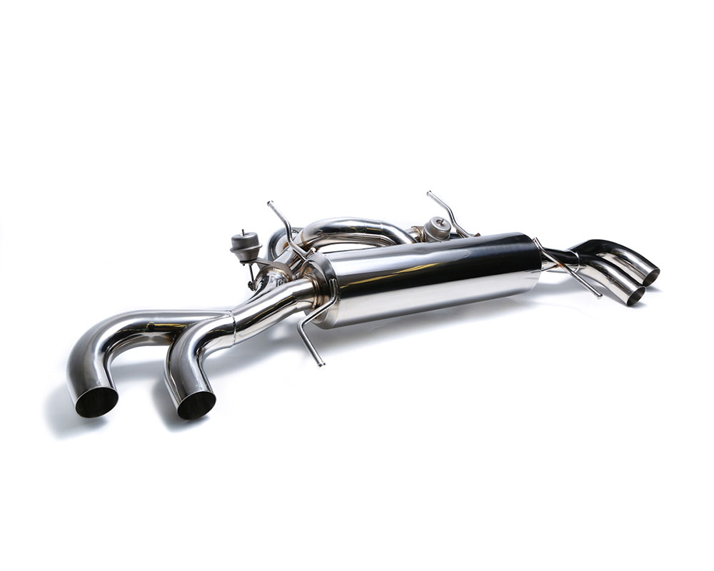 Armytrix NI35S-AF NI35S-QS12B | ARMYTRIX Stainless Steel Valvetronic Catback Exhaust 90mm System w/Race Y-Pipe Nissan GT-R R35 with Quad Blue Tips; 2009-2019