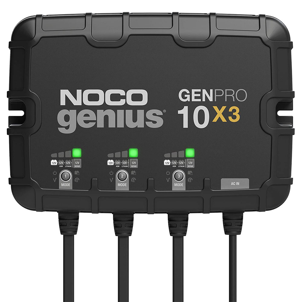 NOCO genpro10x3 | Battery Charger 3-Bank 30 Amp Onboard