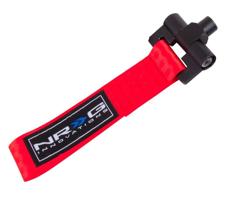 NRG tow-122rd | Bolt-In Tow Strap Red - Scion Fr-S 2012+ / Subaru BRZ 2012+ (5000lb. Limit); 2012-2023