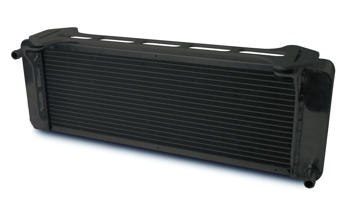 AFCO 80245NB | Supercharger Heat Exchanger for Ford F-150 Lightning / Harley in Black; 1999-2004