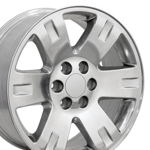 OE Wheels cv81-20085-6550-31p | 20 Replica Wheel CV81 Yukon Rim 20x8.5 Polished Wheel Chevrolet Suburban 1500 1988-2020; 1988-2020