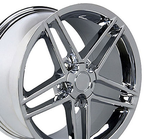 OE Wheels cv07a-17095-5475-54c | 17 Replica Wheel CV07A C6 Z06 Rim 17x9.5 Chrome Wheel Chevrolet Corvette 1988-1996; 1988-1996