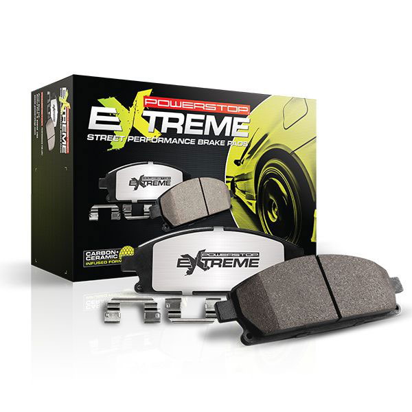 PowerStop z26-1892 | Power Stop 2019 BMW 330i Front Z26 Extreme Street Brake Pads w/Hardware; 2019-2022