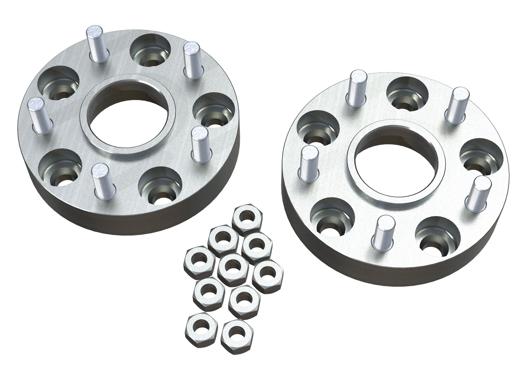 Teraflex Suspension 1055000 | JK 1.25 Wheel Offset Adapter Kit 5x5 to 5.5 07-Pres Wrangler JK TeraFlex; 2007-2007