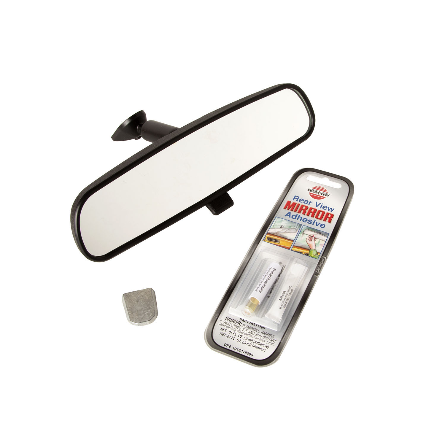 Rugged Ridge 11020.02 | -OMIX Interior Rear View Mirror Kit 76-12 Jeep CJ Wrangler Cherokee; 1976-2012