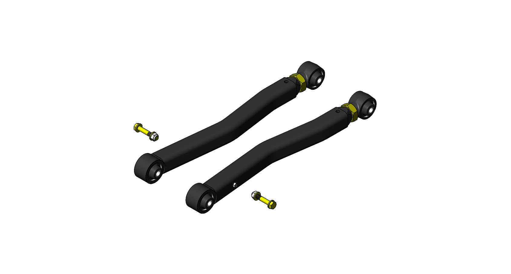 Clayton Machine Works 1709100 | Clayton Jeep Wrangler Overland Plus Front Lower Control Arms 18 and Up JL; 2018-2024