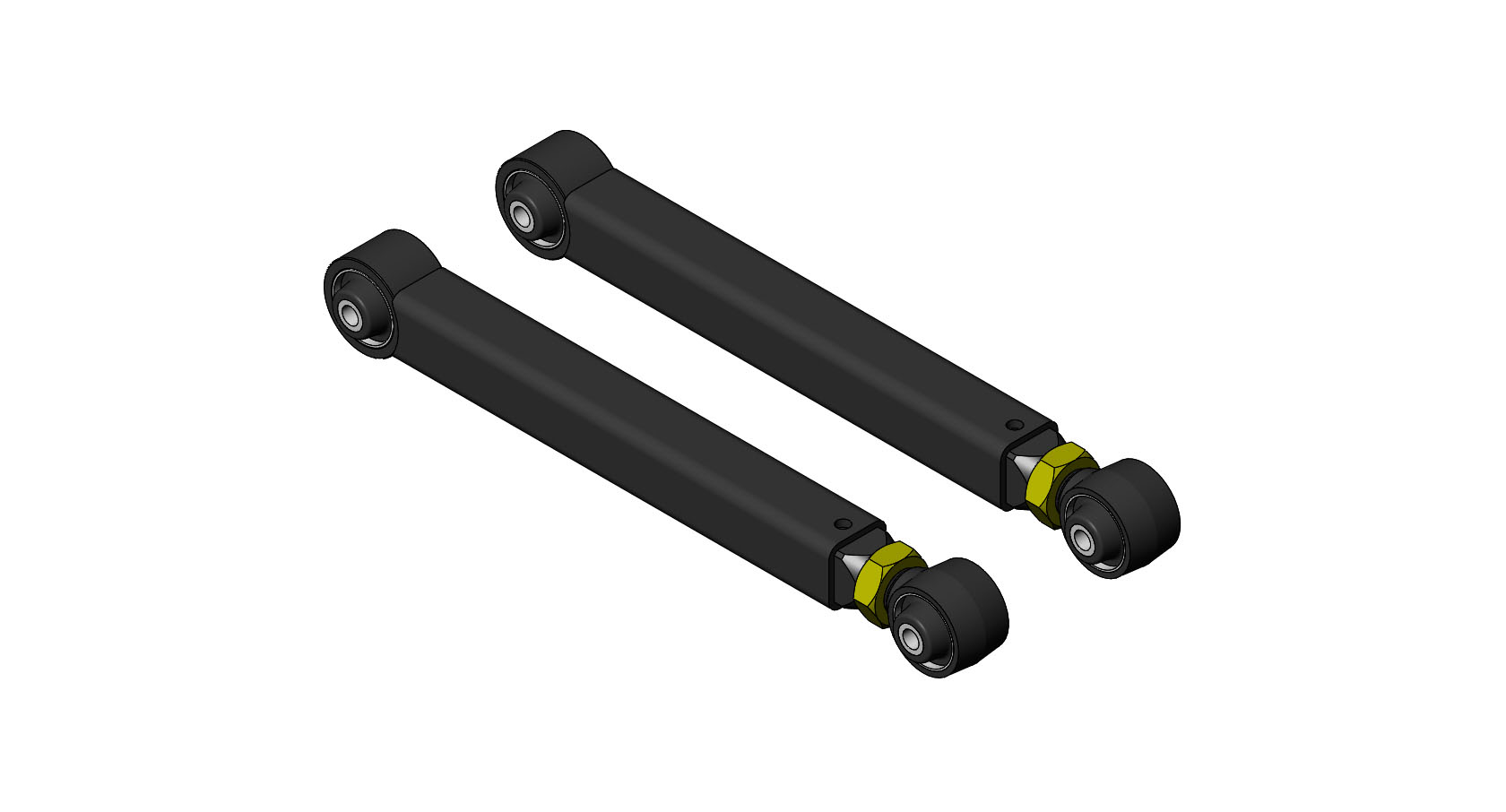 Clayton Machine Works 1709102 | Clayton Jeep Wrangler Overland Plus Rear Lower Control Arms 07-18 and Up JK/JL; 2007-2018