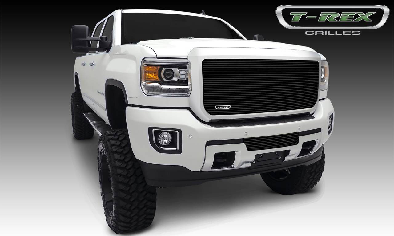 T-Rex 25211b | Grilles Billet Bumper Grille Black Aluminum 1 Pc Insert