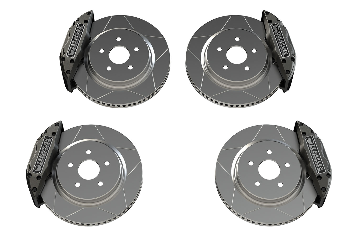 Teraflex Suspension 4403450 | JL/JLU JK/JKU: Delta Brake Kit Front and Rear 5x5in Bolt Pattern; 2007-2022