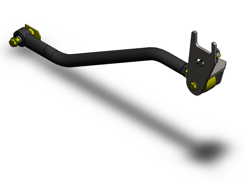 Clayton Machine Works 4500522 | Clayton Jeep Wrangler Adjustable Front Trackbar W/Drop Bracket 1997-2006 TJ/LJ; 1997-2006