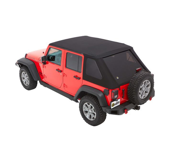 Bestop 56853-17 | Trektop NX Plus Twill Jeep 07-17 Wrangler Unlimited 4-Door; 2007-2017