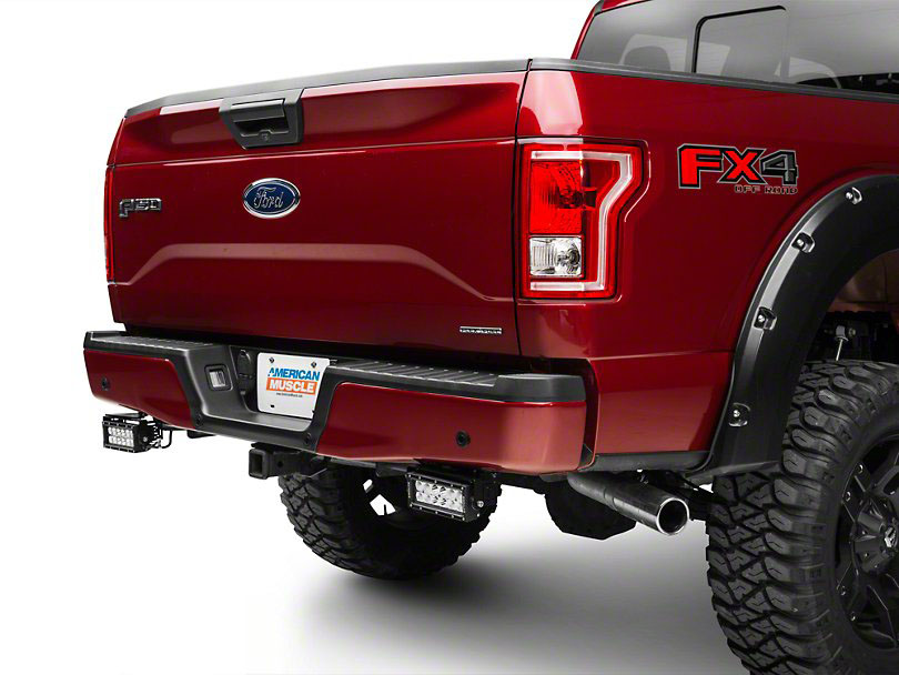 T-Rex z385731 | Zroadz T-Rex 2015-2017 FORD F150: Rear Bumper/Frame LED Light Bar Mounts - 8 IN Opening - Swivel Adjustments - to Mount 6 IN Zroadz LED or similar light - Bolt On Easy Install - For; 2015-2017