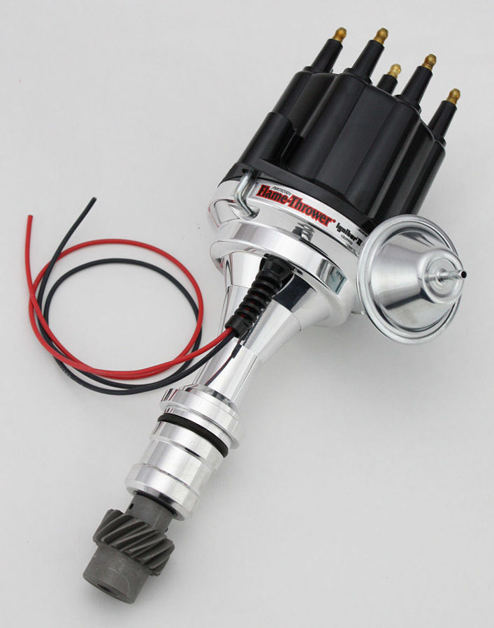 Pertronix Ignition d110710 | PERTRONIX IGNITION Billet Distributor Olds V8 Vac Adv. w/Male Cap