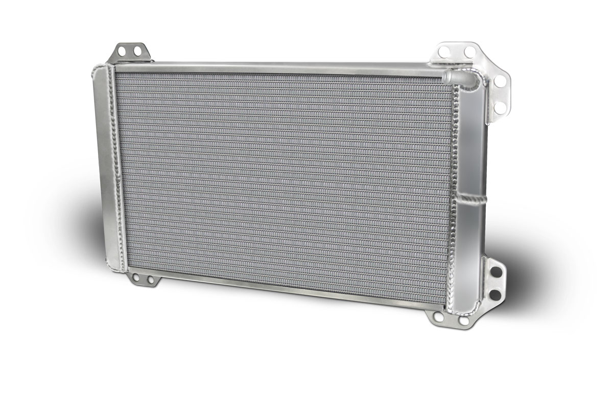 AFCO 80284NDP | Supercharger Heat Exchanger for Ford F-150 with Supercharger in Satin; 2010-2014