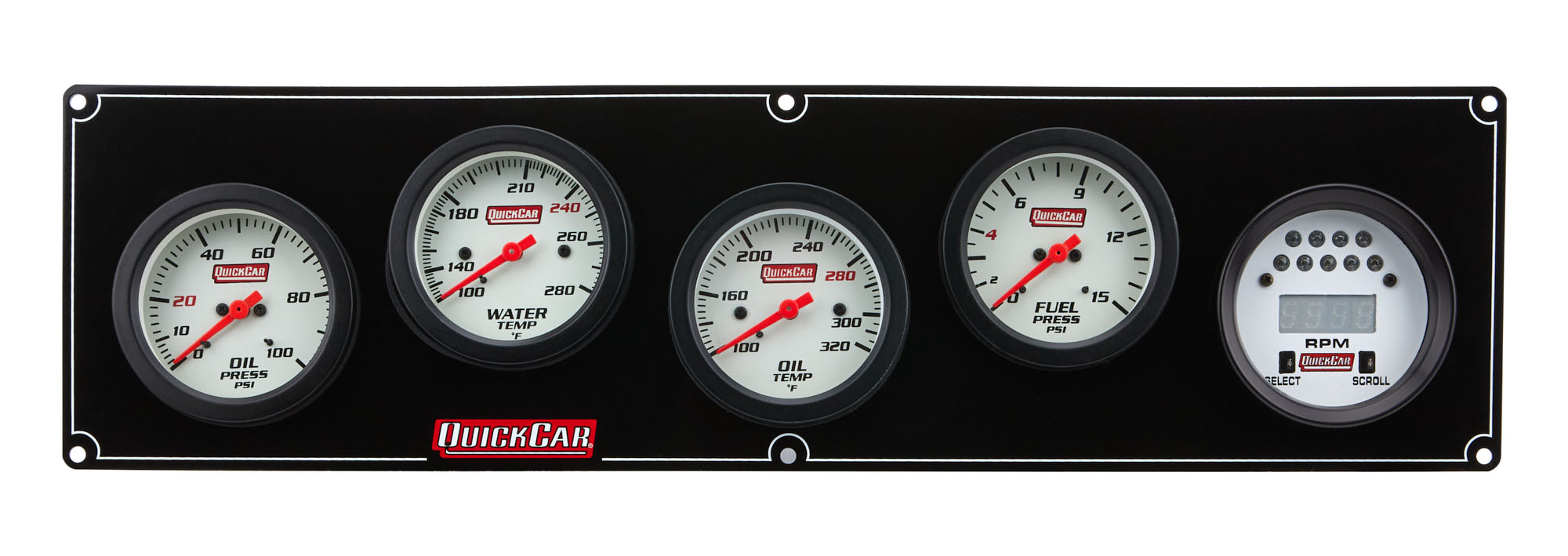 Quickcar Racing Products 61-7051 | QUICKCAR RACING PRODUCTS Extreme 4-1 w/Tach OP/WT/OT/FP