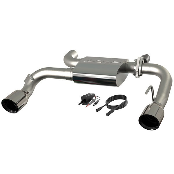 QTP 440521 | 21- Bronco 2.3/2.7L Screamer Muffler Kit; 2021-2024