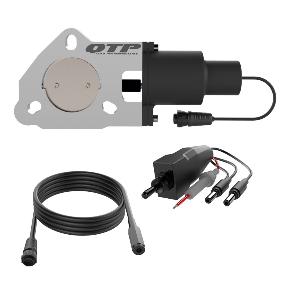 QTP QTEC25 | QTEC 2.5in Electric Cutout Valve Kit - Single