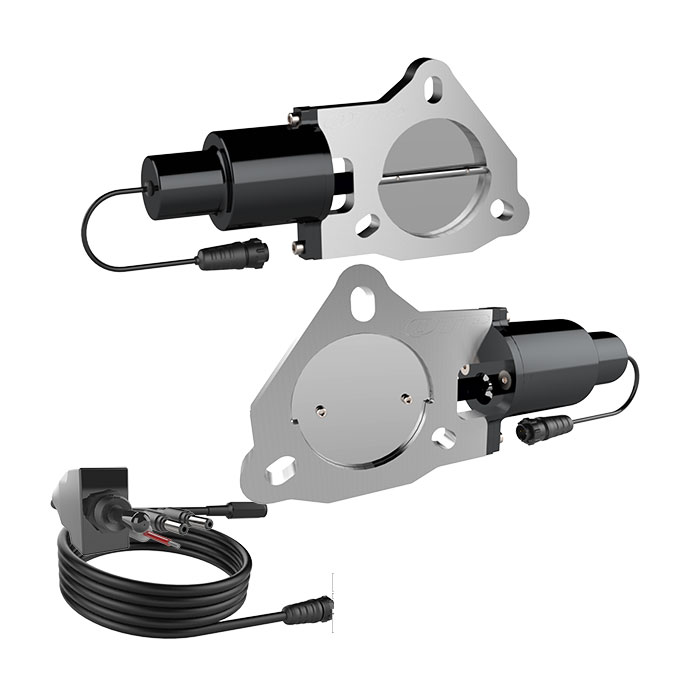 QTP QTEC60 | QTEC 3in Electric Cutout Valves Kit - Pair