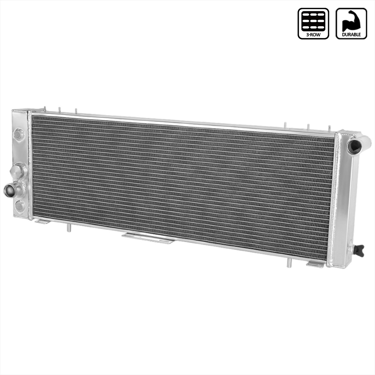 Spec-D Tuning rad3-chke84 | SPEC-D Tuning Jeep Cherokee 2.5L Radiator - 3 Cores; 1984-1994