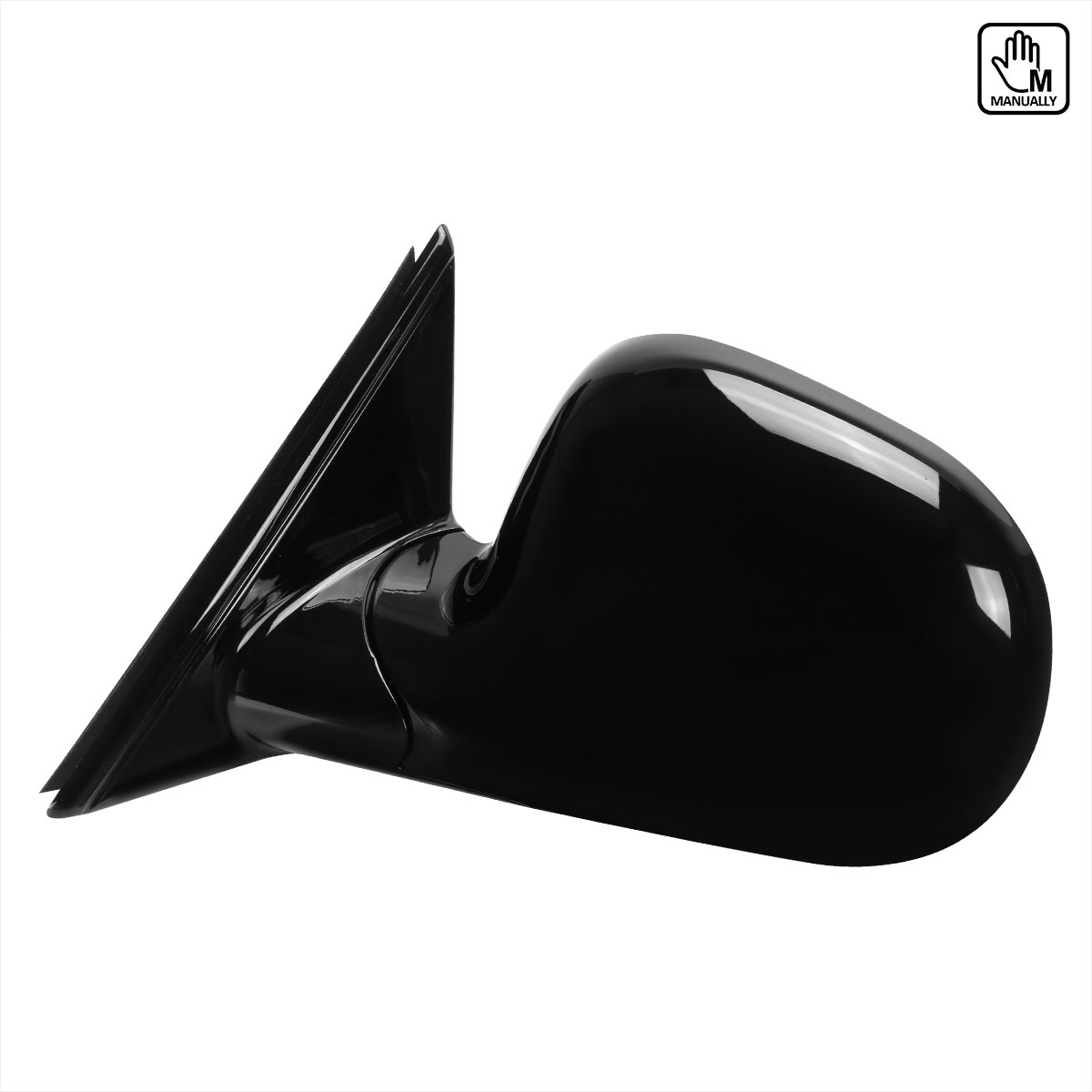 Spec-D Tuning rmv-s1094-m-fs-l | SPEC-D Tuning Chevrolet S10 Manual Side Mirror Glossy Black - Left Side; 1994-2001