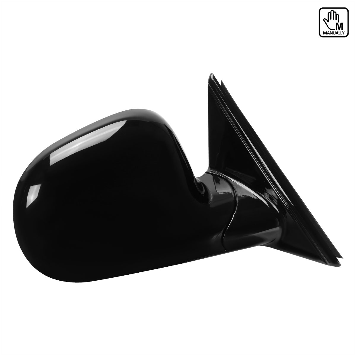 Spec-D Tuning rmv-s1094-m-fs-r | SPEC-D Tuning Chevrolet S10 Manual Side Mirror Glossy Black - Right Side; 1994-2001