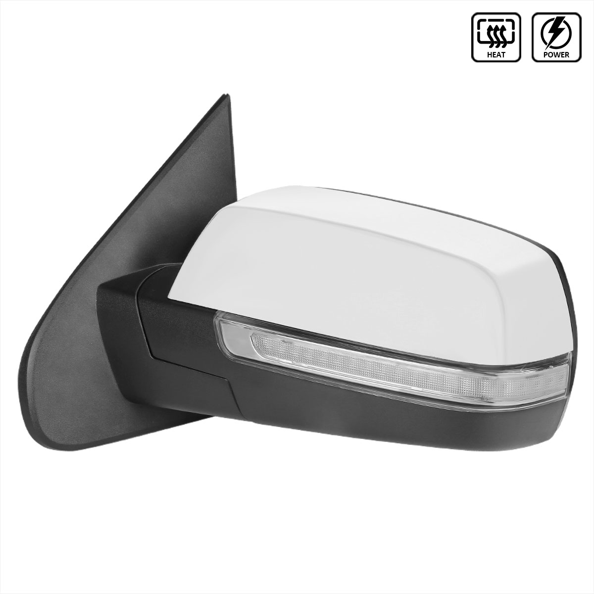 Spec-D Tuning rmv-siv14chp-v2-fs-l | SPEC-D Tuning GMC Sierra & Silverado Chrome Side Mirror - Left; 2014-2016