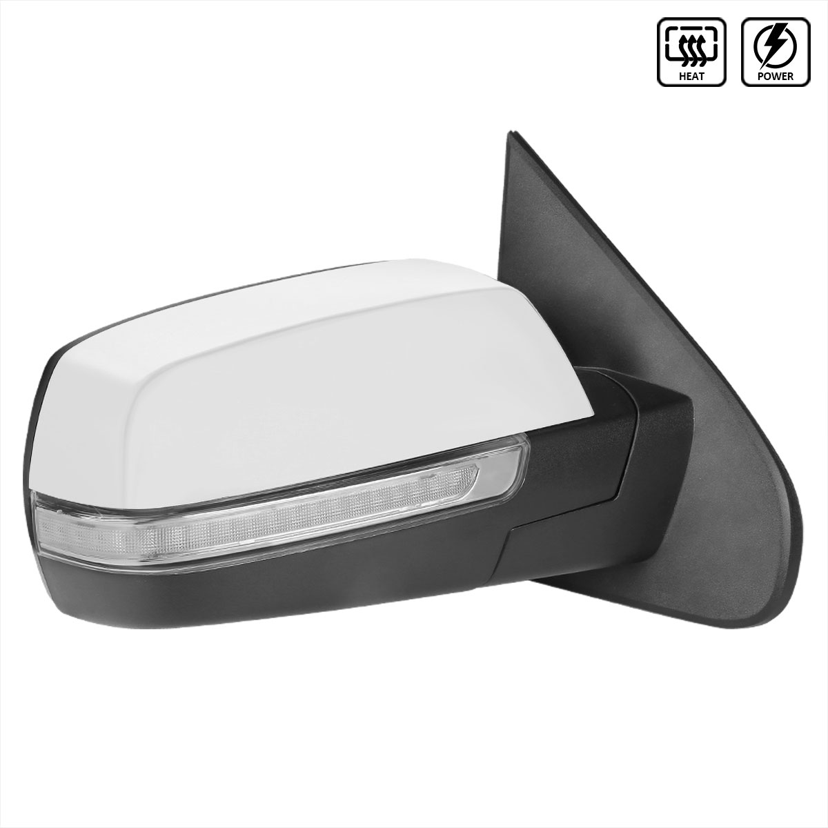 Spec-D Tuning rmv-siv14chp-v2-fs-r | SPEC-D Tuning GMC Sierra & Silverado Chrome Side Mirror - Right; 2014-2016