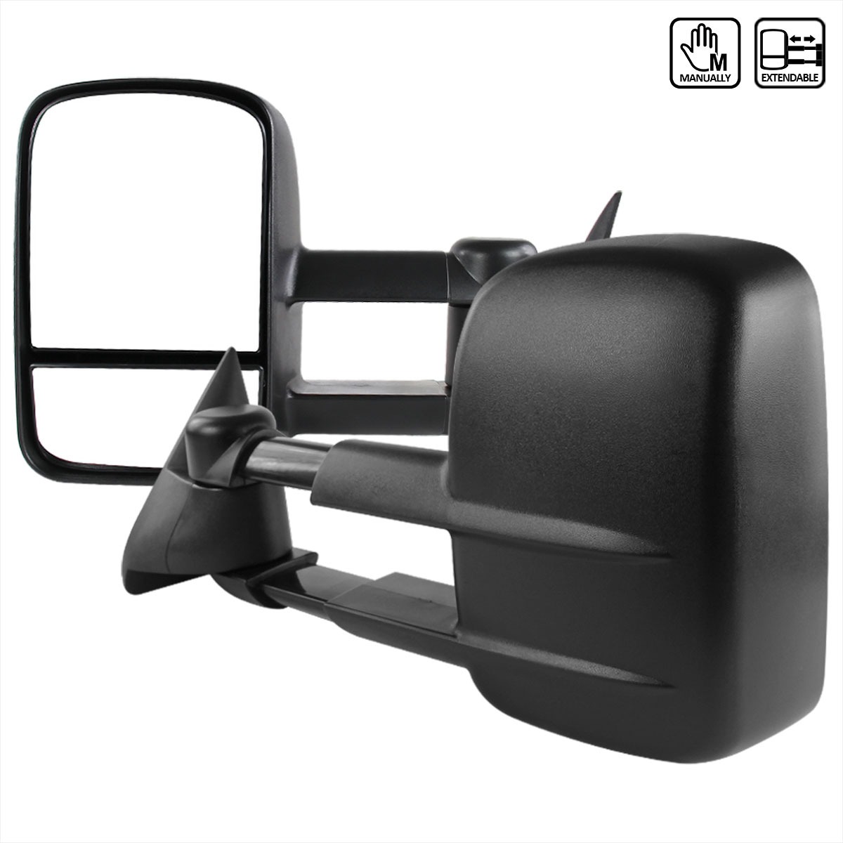 Spec-D Tuning rmx-c1088-m-fs | SPEC-D Tuning Chevrolet C10 Towing Mirrors - Manual; 1988-1998