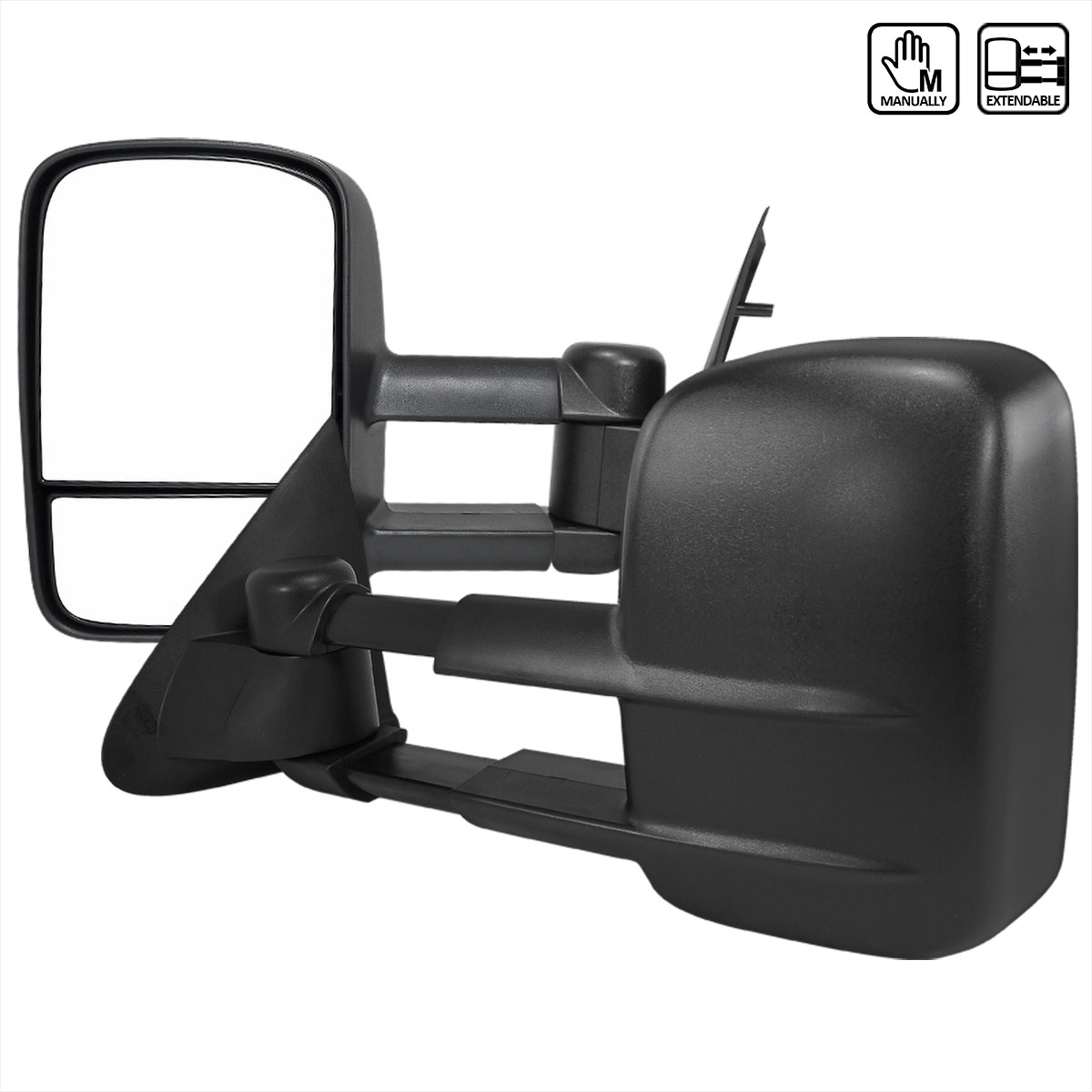 Spec-D Tuning rmx-f15097-m-fs | SPEC-D Tuning Ford F150 Towing Mirrors Manual; 1997-2004