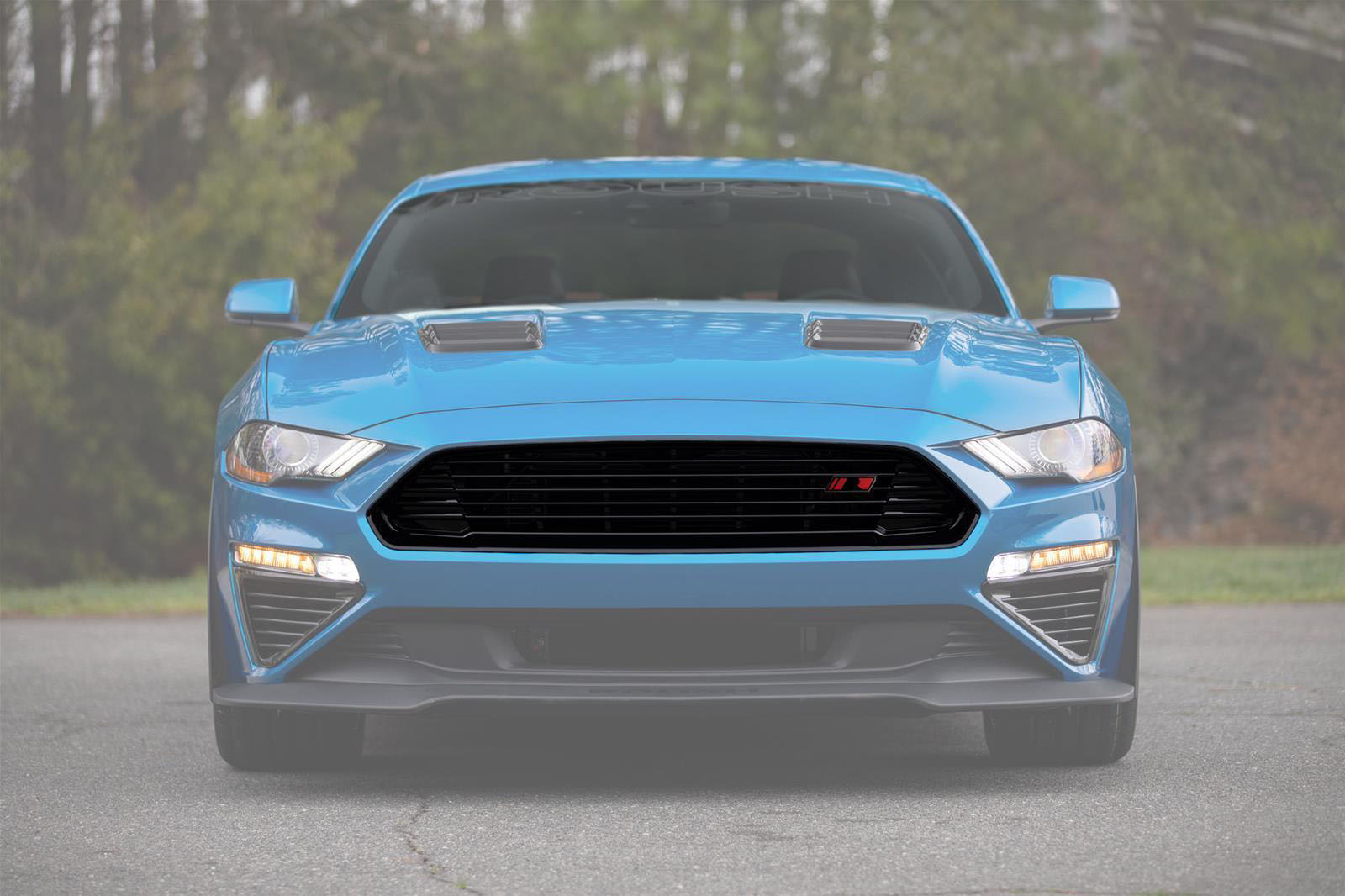 Roush 422275 | 2018+ Ford Mustang Black Upper Grille Kit; 2018-2024