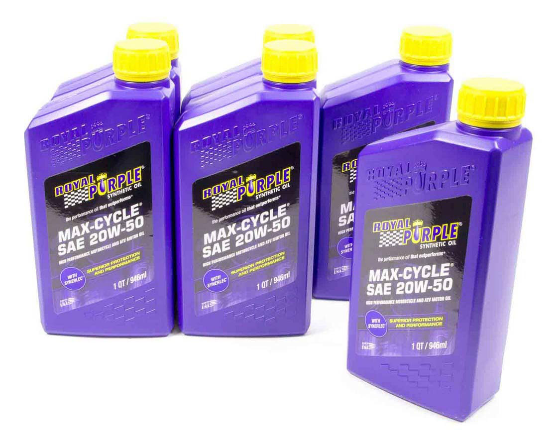 Royal Purple 6316 | Max Cycle 20W-50 Qt. Bottle Case of 6