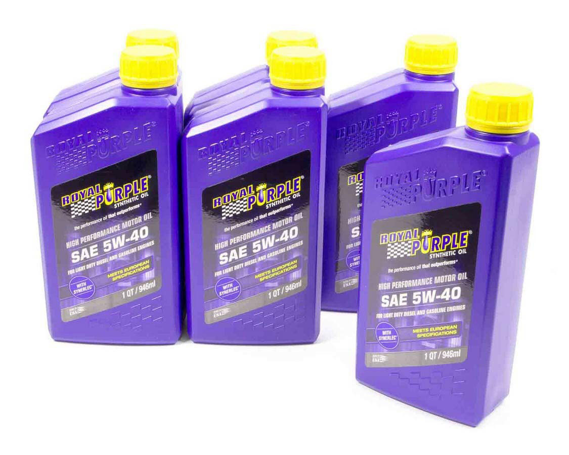 Royal Purple 6540 | Engine Oil 5W-40 Qt. Bottle Case of 6