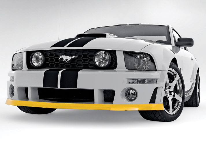 Roush 401269 | ROUSH Chin Spoiler Front for Ford Mustang 4.6L; 2005-2009