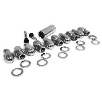 Race Star 601-1410-10 | 14mmx2.0 Lightning Truck Closed End Deluxe Lug Kit - 10 PK