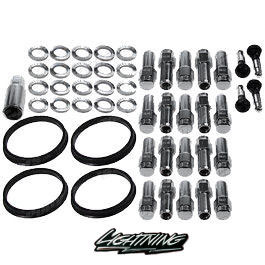 Race Star 601-1410-20 | 14mmx2.0 Lightning Truck Closed End Deluxe Lug Kit - 20 PK