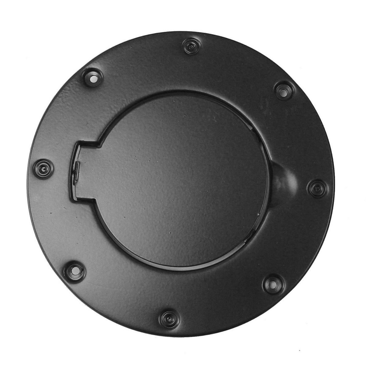 Rugged Ridge 11229.01 | 97-06 Jeep Wrangler TJ Black Non-Locking Gas Cap Door; 1997-2006